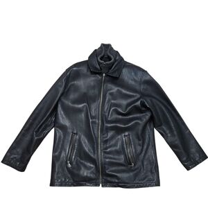 CLEARANCE - Danier Men's Black Leather Jacket